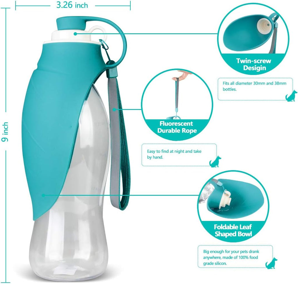 TIOVERY Dog Water Bottle