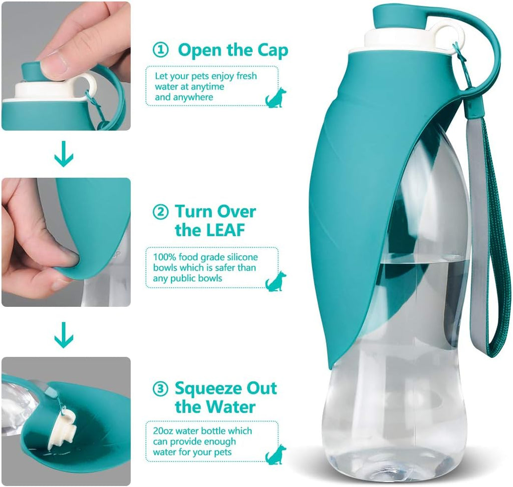 TIOVERY Dog Water Bottle