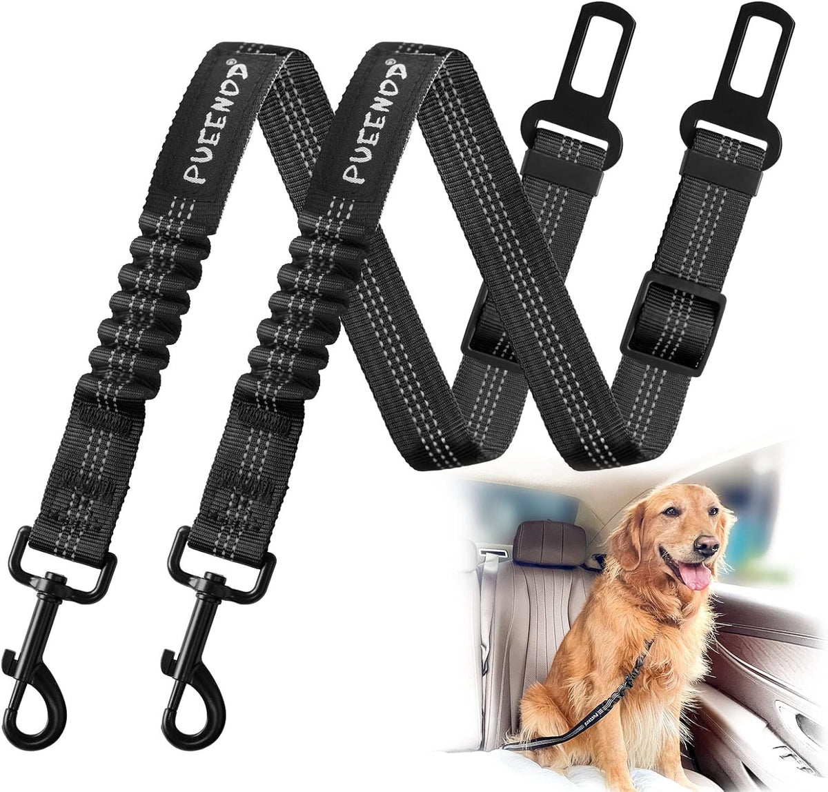 2 Pack Dog Seat Belt