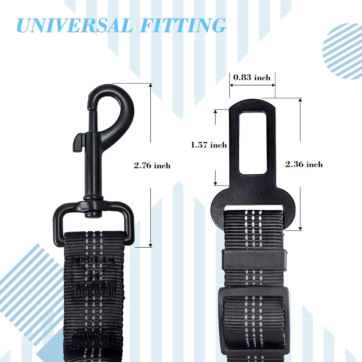 2 Pack Dog Seat Belt