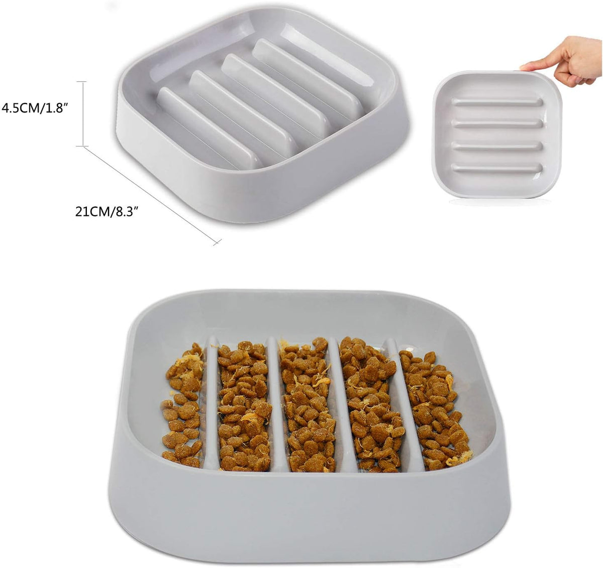 Healthy Slow Feeding Dog Bowl for French Bulldog