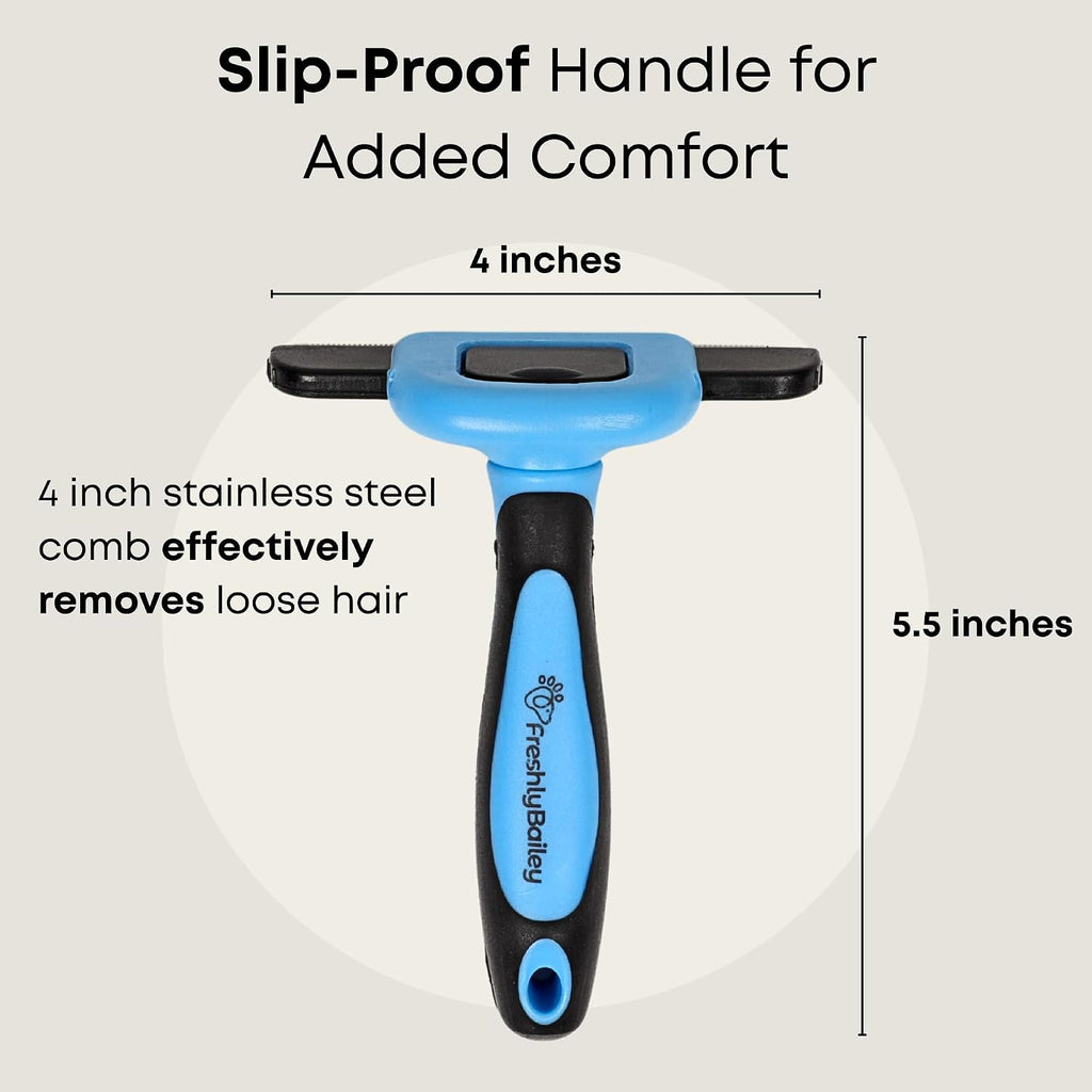 Short Hair Deshedding Brush for Dogs & Cats