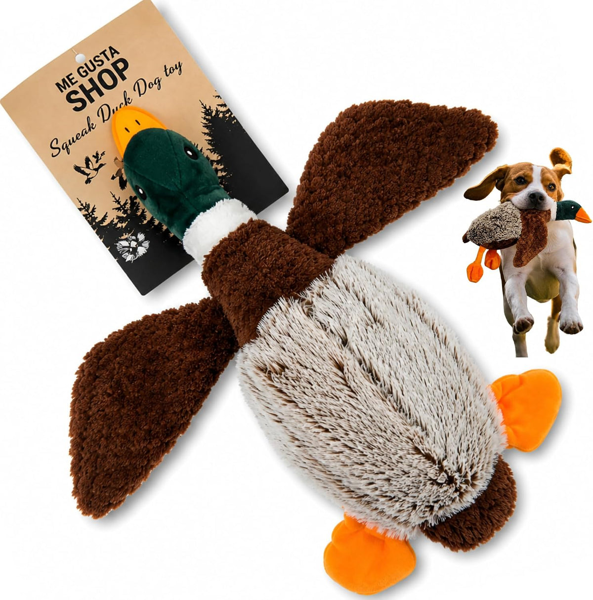 Duck Dog Toy Squeak Toy