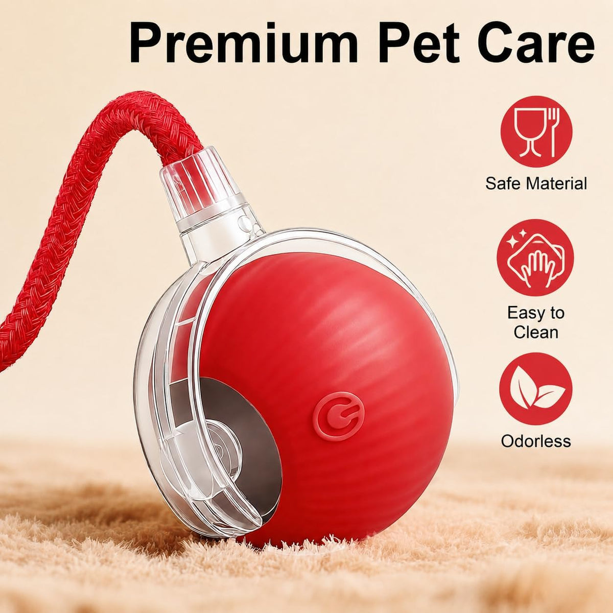 Interactive Automatic Rolling Ball Cat Dog Toy